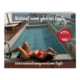 Calendrier Nom National Votre Voiture Layla
