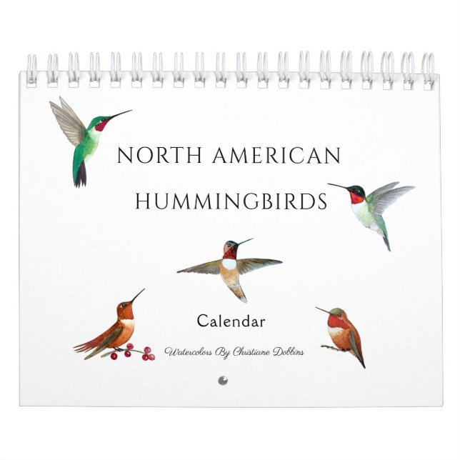 Calendrier nord-américain des colibris (Protection)