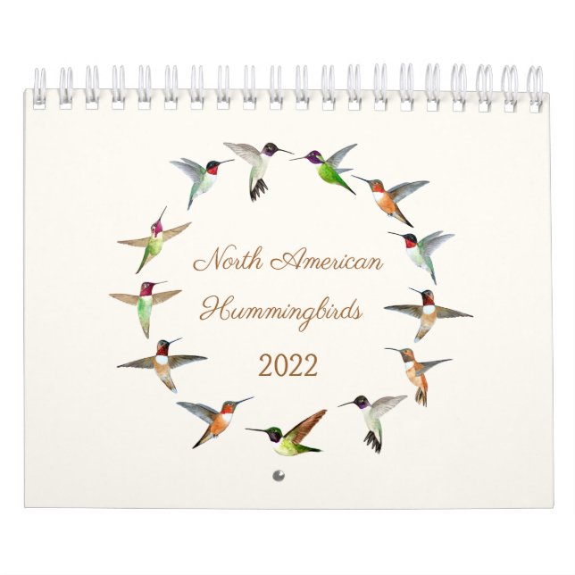 Calendrier nord-américain des colibris (Protection)
