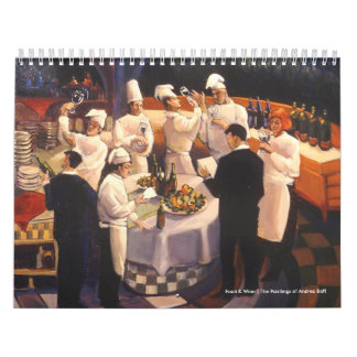 Calendrier Nourriture et vin | les peintures d'Andrea…