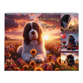 Calendrier Nouveaux Newfs en fleurs