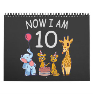 Calendrier Now I, 10 ans d'âge 10 Birthday