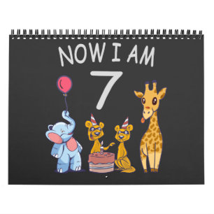 Calendrier Now I, 7 ans d'or 7th Birthday