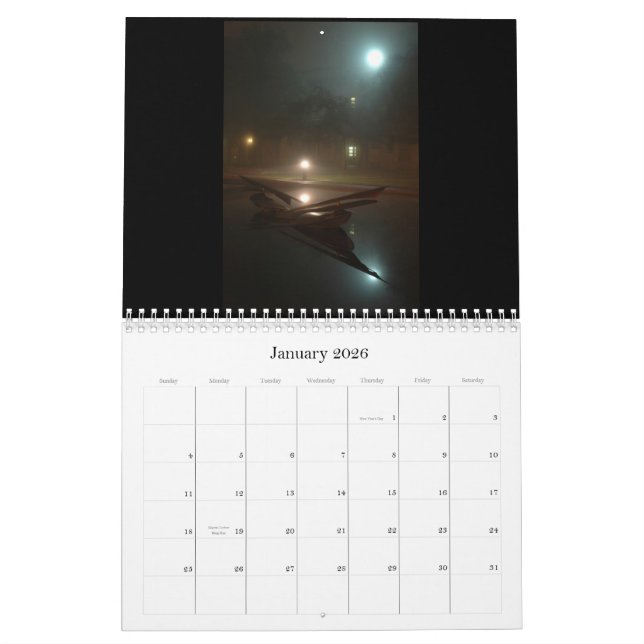 Calendrier Nuits brumeuses (Jan 2026)