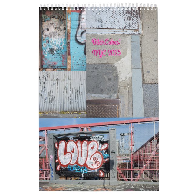 Calendrier NYC 2025 par Bitchcakes (Protection)