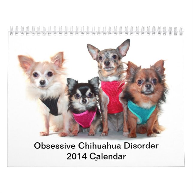 Calendrier obsédant du désordre 2014 de chiwawa (Protection)