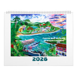 Calendrier Oeuvre de Porto Rico 2026
