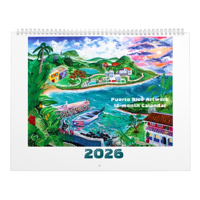 Calendrier Oeuvre de Porto Rico 2026 (Protection)