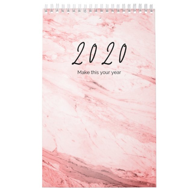 Calendrier Office Accent rose 2020 (Protection)