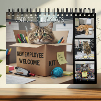 Calendrier Office Fun Cats Photo Calendar 2026 / Business Cat