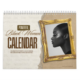 Calendrier Official 2026 Powerful Black Women Calendar