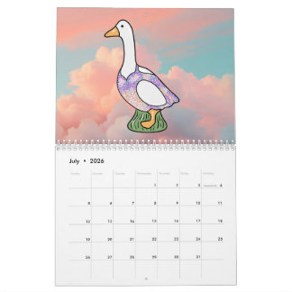 Calendrier Oies Idiotes (Version Photo)