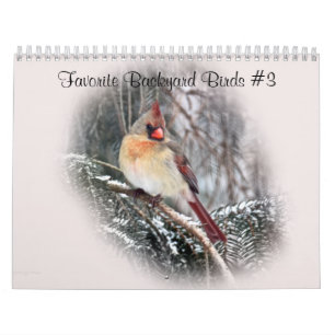 Calendrier Oiseaux de Jardin favoris #3