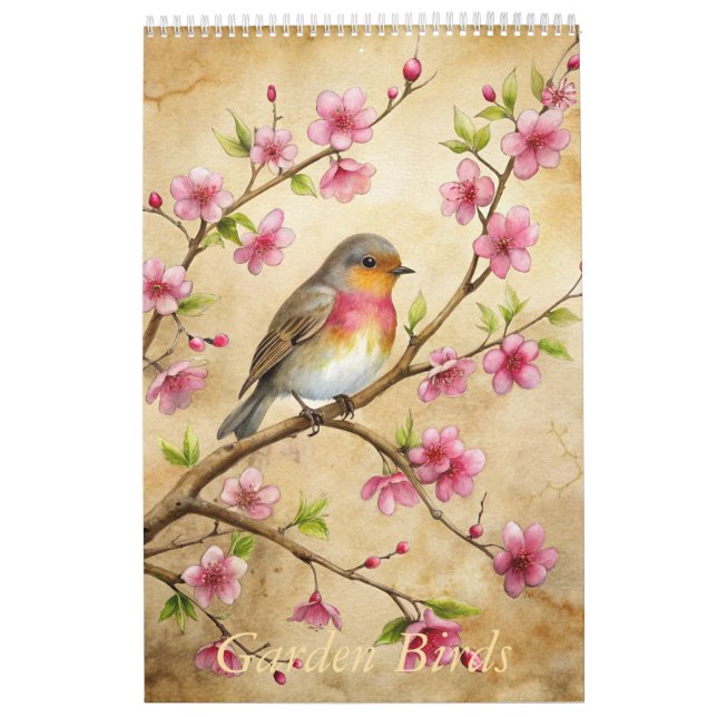 Calendrier Oiseaux du jardin (Protection)
