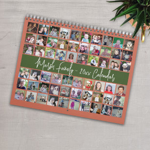 Calendrier Olivier Terre Cuite Famille Moderne Personnalisé -