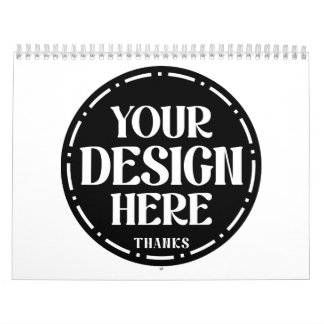 Calendrier One-of-a-kind, elegant, clean & bold