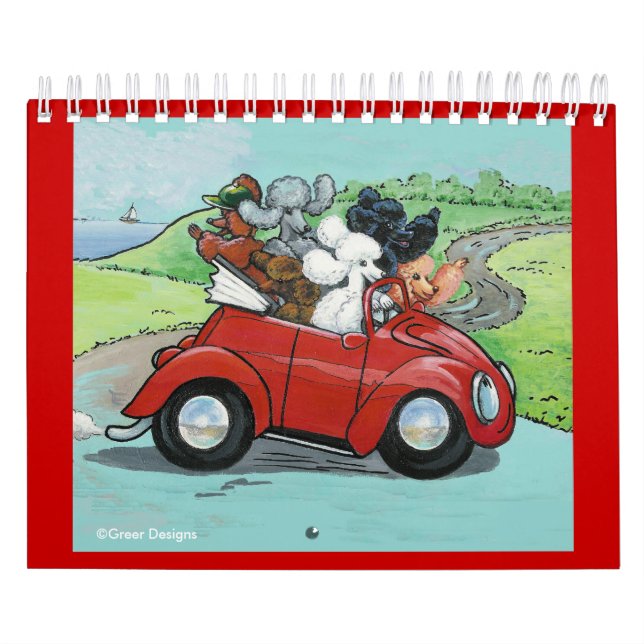 Calendrier Oodles Poodles Dog Art Calender (Protection)