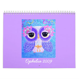 Calendrier Ophélie 2009