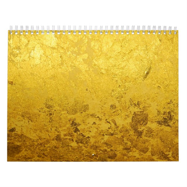Calendrier OR de calendrier/feuille d'or PURS + vos (Protection)