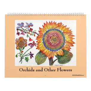 Calendrier Orchidées et d'autres fleurs
