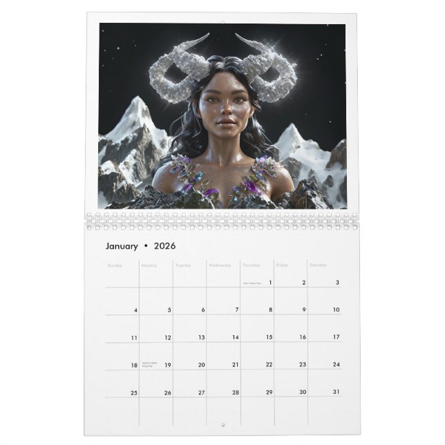 CALENDRIER ORIGINAL ART CALENDAR 2026  (Jan 2026)