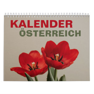 Calendrier Österreich Kalender mit Feiertagen   Autriche 2026