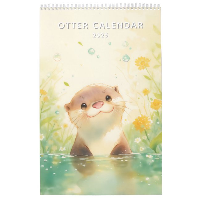 Calendrier Otterly Adorable 2025 (Protection)