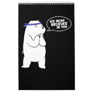 Calendrier Ours De Glace Croit En Vous Ours Polaire Lover