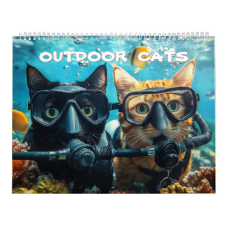 Calendrier Outdoor Cats Calendar