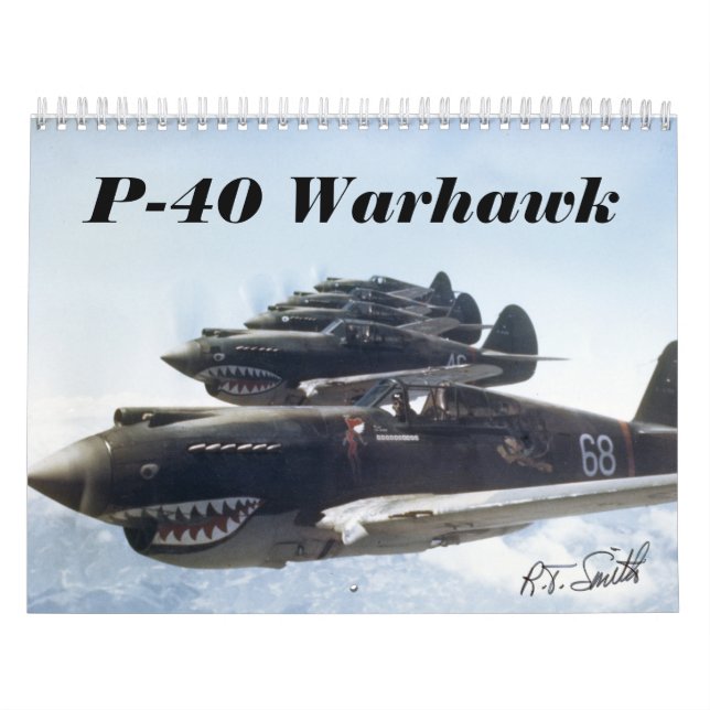Calendrier P-40 Warhawk (Protection)