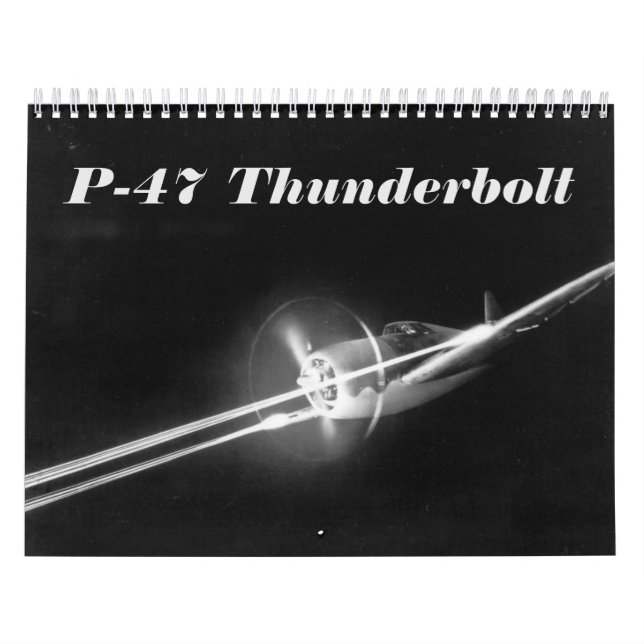 Calendrier P-47 Thunderbolt (Protection)