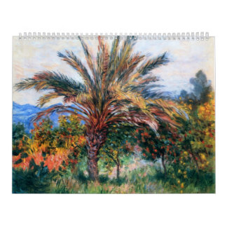 Calendrier Palmier chez Bordighera - Claude Monet