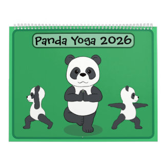 Calendrier Pandas in Yoga Poses Calendar