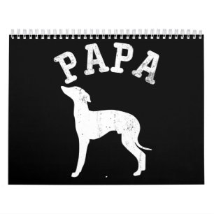 Calendrier Papa Italien Greyhound Funny Cadeau Papa