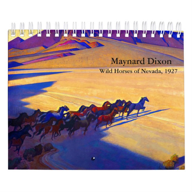 Calendrier par Maynard Dixon (Protection)