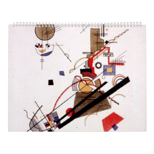 Calendrier Parallel Diagonals Wassily Kandinsky (Protection)