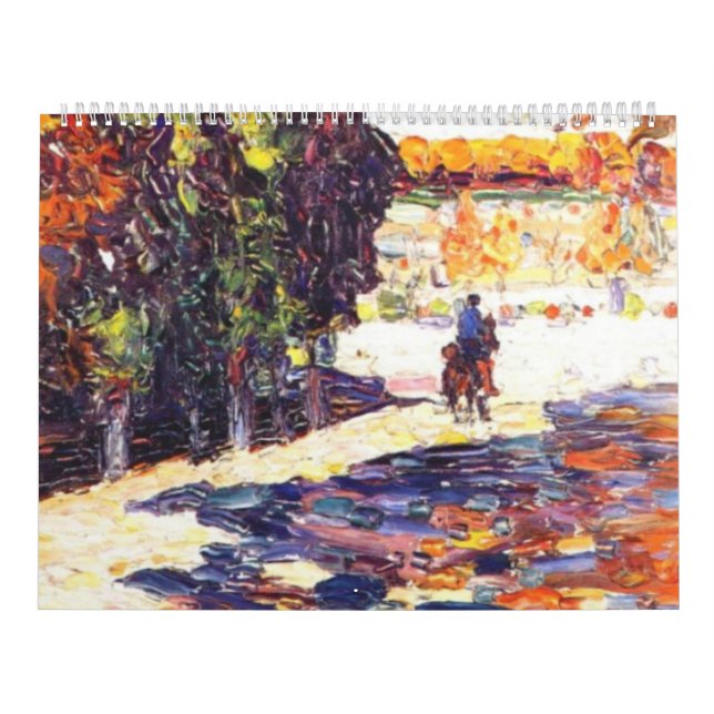 Calendrier Parc de St. Cloud avec le cavalier Wassily Kandins (Protection)