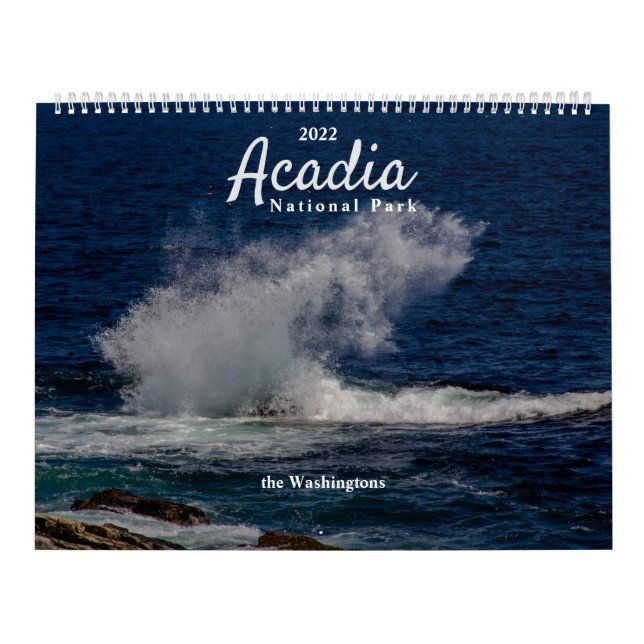 Calendrier Parc national Acadia (Protection)