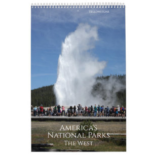 Calendrier Parcs Nationaux Américains L'Ouest