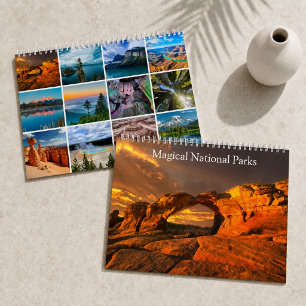 Calendrier Parcs Nationaux Magiques Paysages de Nature 2026