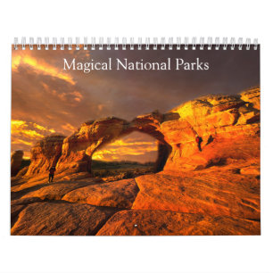 Calendrier Parcs Nationaux Magiques Paysages de Nature 2026