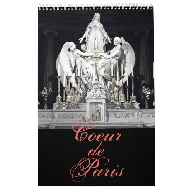 Calendrier Paris Photography Montmartre Sacré-Coeur photo art (Protection)