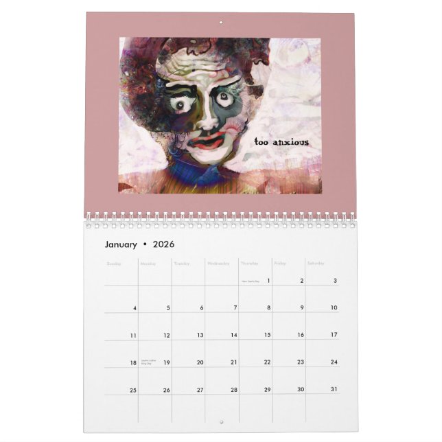 Calendrier PAS sur F---livre (Jan 2026)