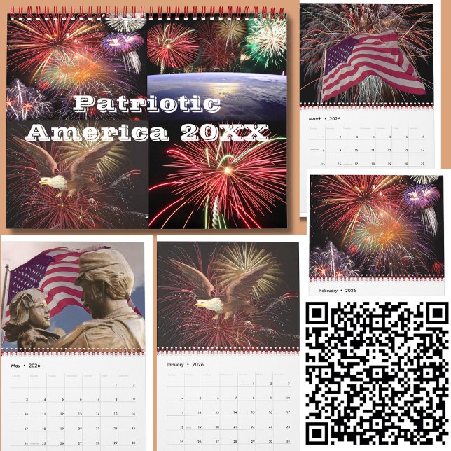 Calendrier Patriotic America 20XX (Patriotic America 20XX Calendar)