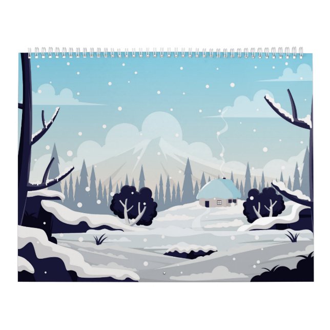 Calendrier Paysage hivernal (Protection)