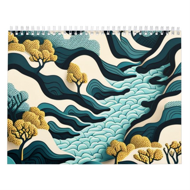 Calendrier Paysage moderne (Protection)