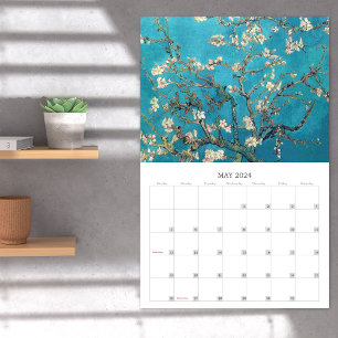 Calendrier Paysage Peintures Vincent van Gogh Art