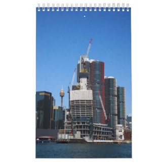 Calendrier Paysage urbain de Sydney dans un style pictural 