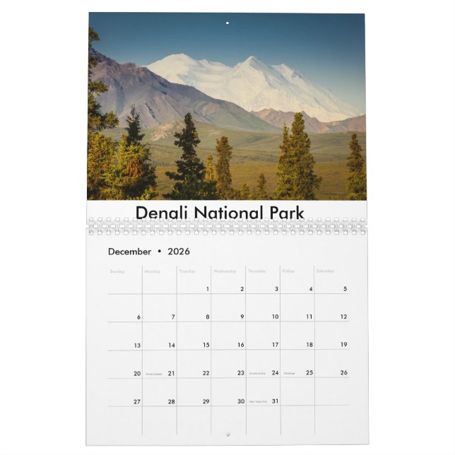 Calendrier Paysages de parc national (Dec 2026)