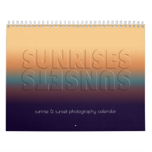 Calendrier Paysages du lever et du coucher du soleil Photos O